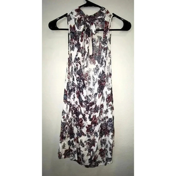 Free People Womens Flowy Floral Tank Top/Tunic Size Medium - Picture 2 of 6